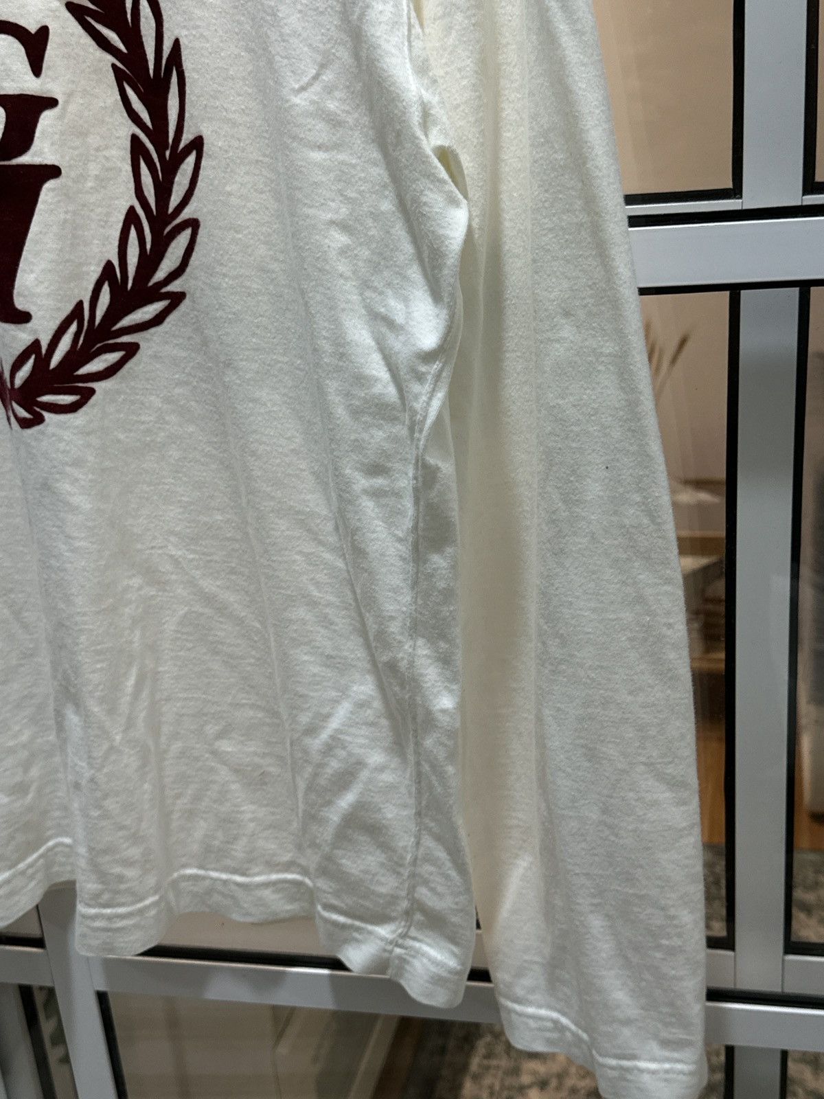 Comme des Garcons Homme Plus SS2005 Comme des Garcons CDGH “Red Velvet” L/S Shirt Size US M / EU 48-50 / 2 - 6 Thumbnail