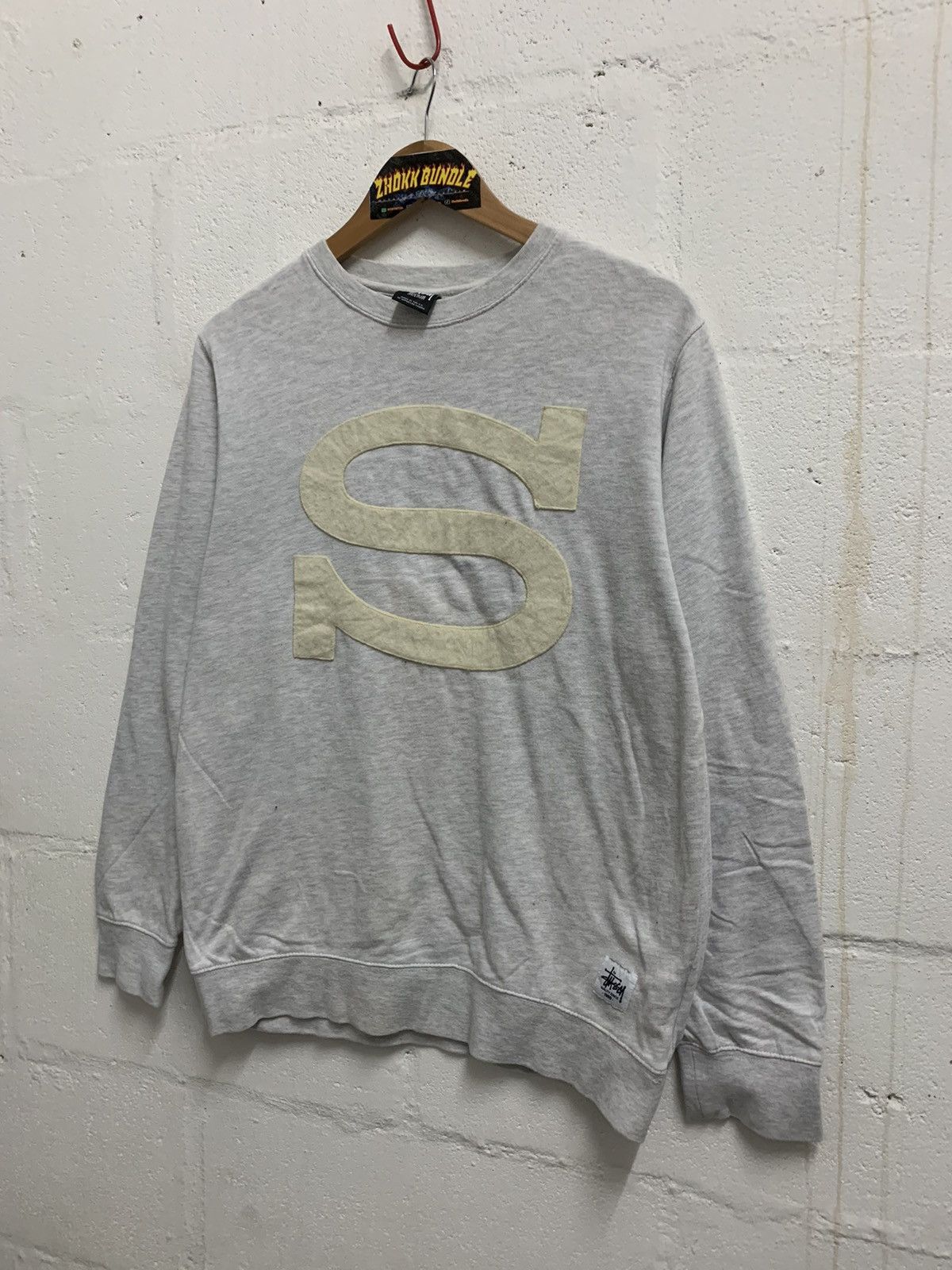 Japanese Brand Vintage Stussy S Big Logo Sweatshirt Size US M / EU 48-50 / 2 - 2 Thumbnail