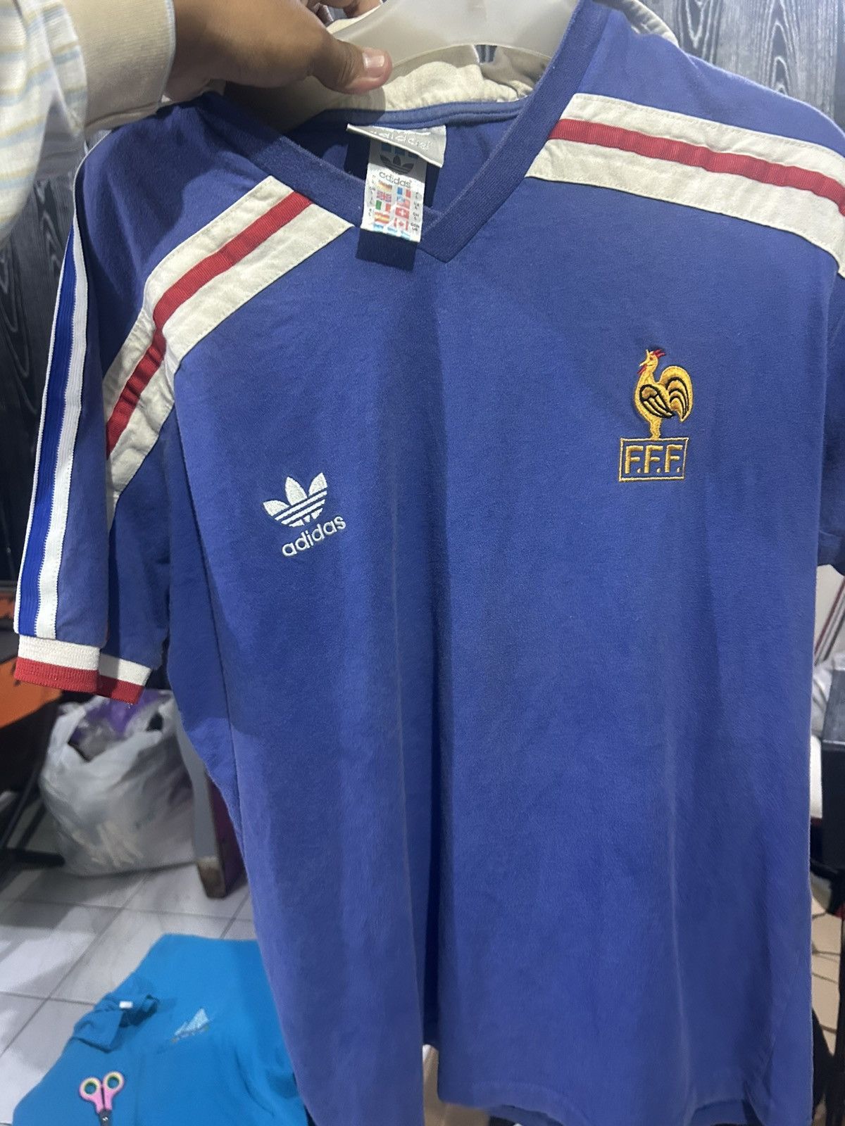 Adidas Jersey Adidas Vintage Size US L / EU 52-54 / 3 - 1 Thumbnail