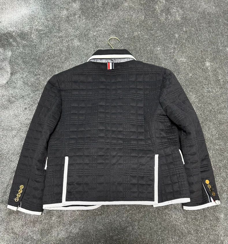 Thom Browne Thom BrowneCashmere dark blue white edge down small suit 2 Size M / US 6-8 / IT 42-44 - 6 Thumbnail