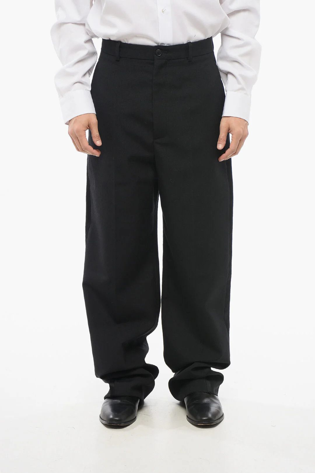 Balenciaga og1mm0426 Four-Pocket Wool Pant in Black Size US 30 / EU 46 - 1 Thumbnail