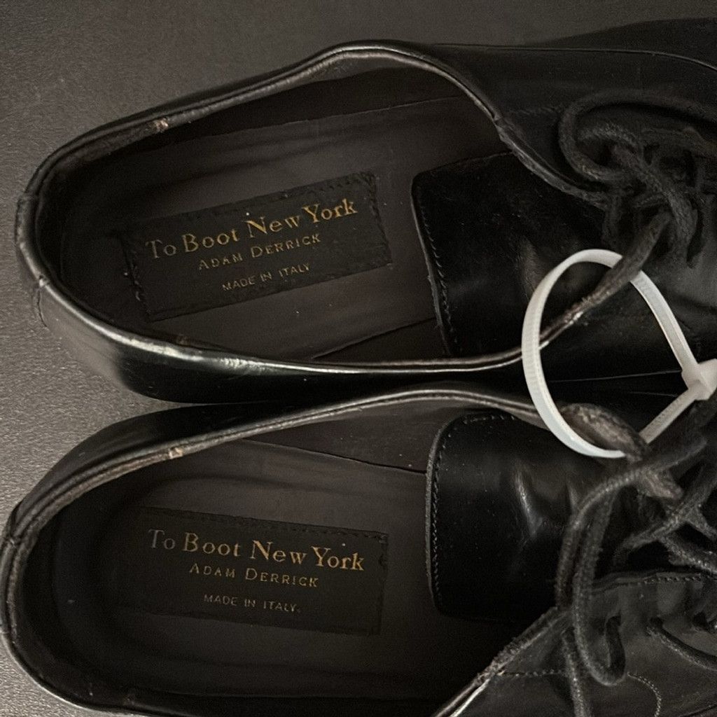 To Boot New York To Boot New York Men’s Black Adam Derrick Dress Shoes Sz 11 Size US 11 / EU 44 - 4 Thumbnail