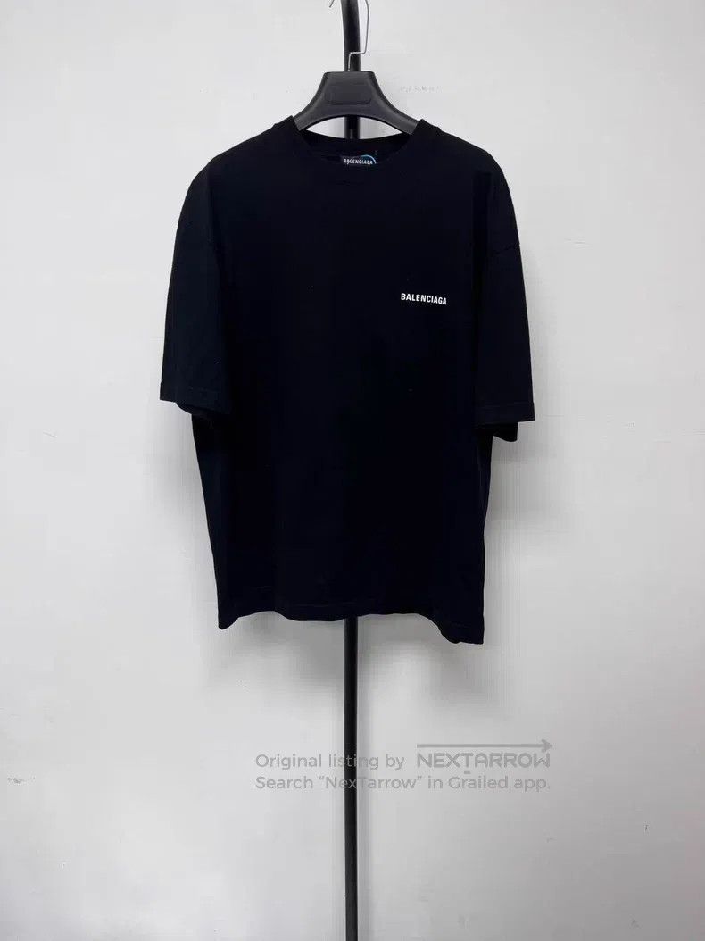 Balenciaga Balenciaga Letter Logo Printed Loose Short Sleeve Size S / US 4 / IT 40 - 1 Thumbnail