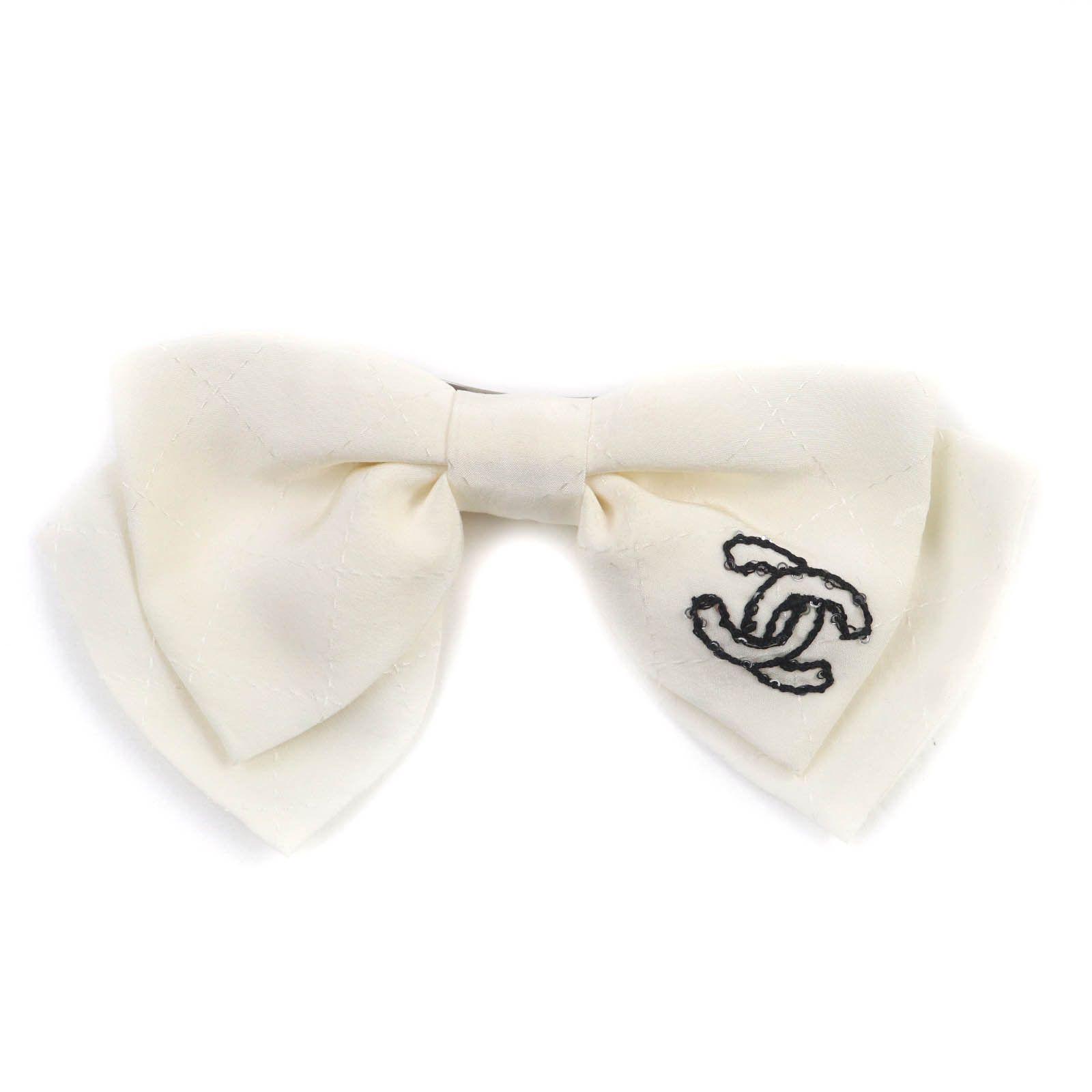 Chanel Chanel Chanel Ribbon Barrette Hair Accessory Cotton Other AAA730 DUTY FREE for USA Size ONE SIZE - 1 Thumbnail