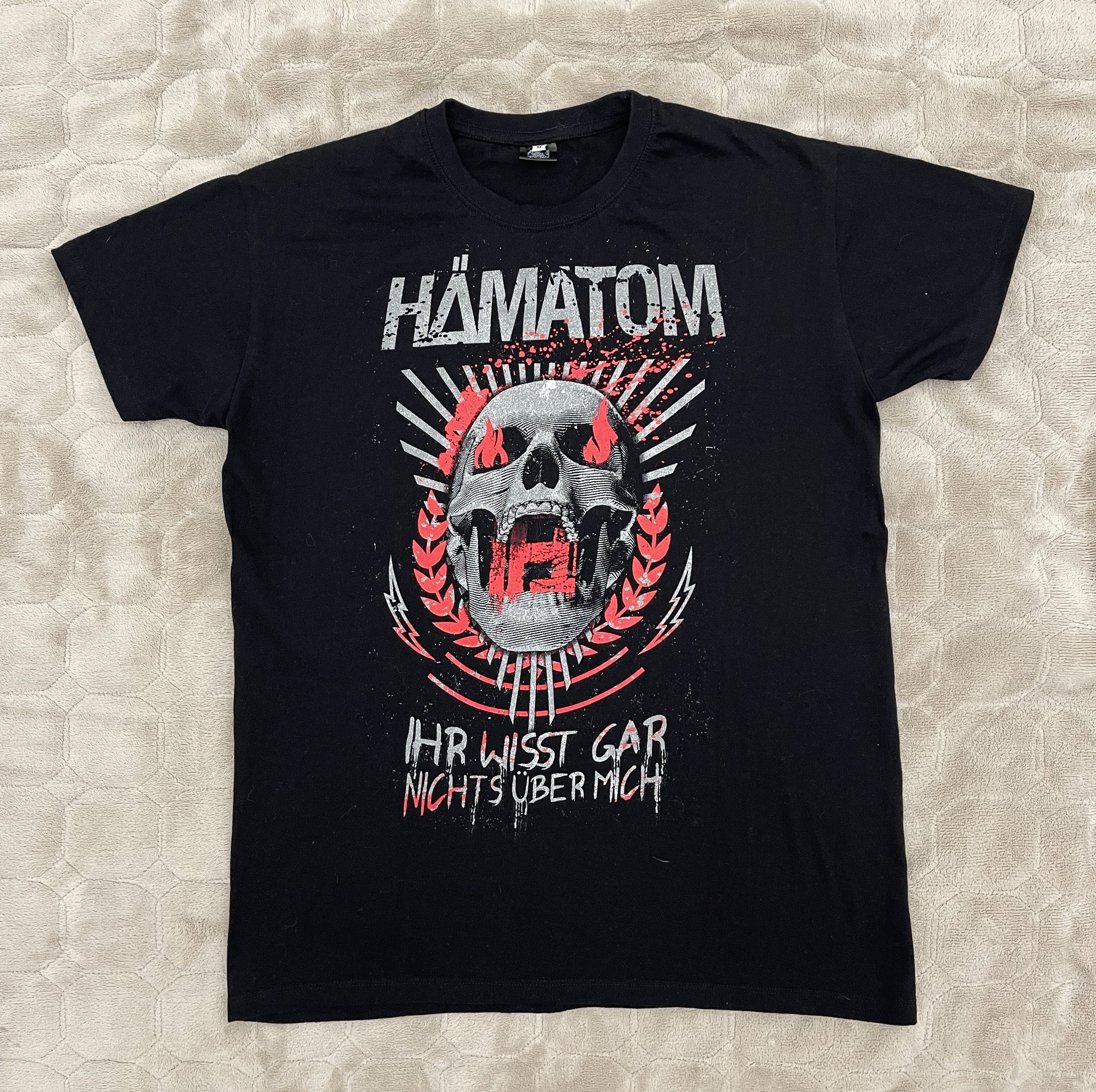 Vintage Skull Y2K German Hamaton T-Shirt Size US M / EU 48-50 / 2 - 1 Thumbnail