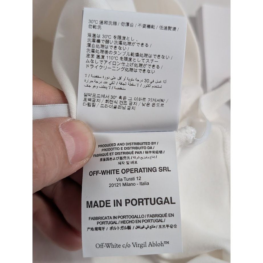 Off-White o1rshd1 Flowers Arrows Reg Tee Shirt in White/Blue Size US XXL / EU 58 / 5 - 18 Thumbnail