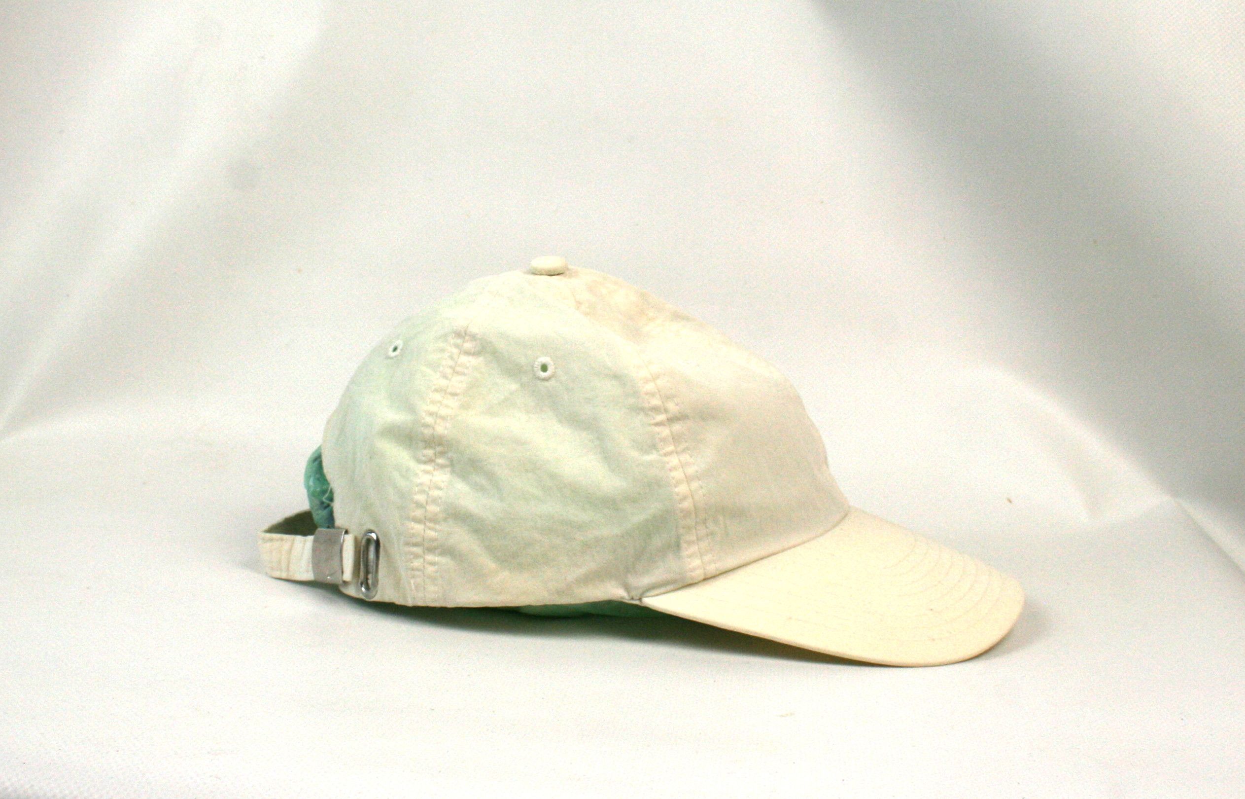 Nike 90S Swoosh Logo Nylon Cotton Cap Vintage Size ONE SIZE - 4 Thumbnail