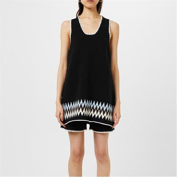 Jil Sander o1g2r1mq1024 Mini Dress in Multicolor Size S / US 4 / IT 40 - 3 Thumbnail