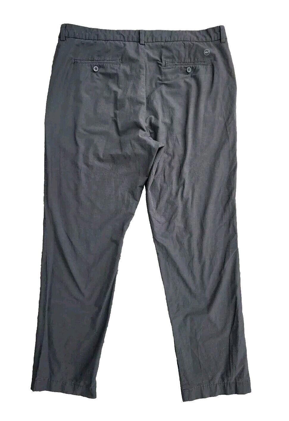 Designer Jim Nantz Vinyard Vines Pants Mens 38 X 30 Grey Golf Size US 38 / EU 54 - 3 Thumbnail