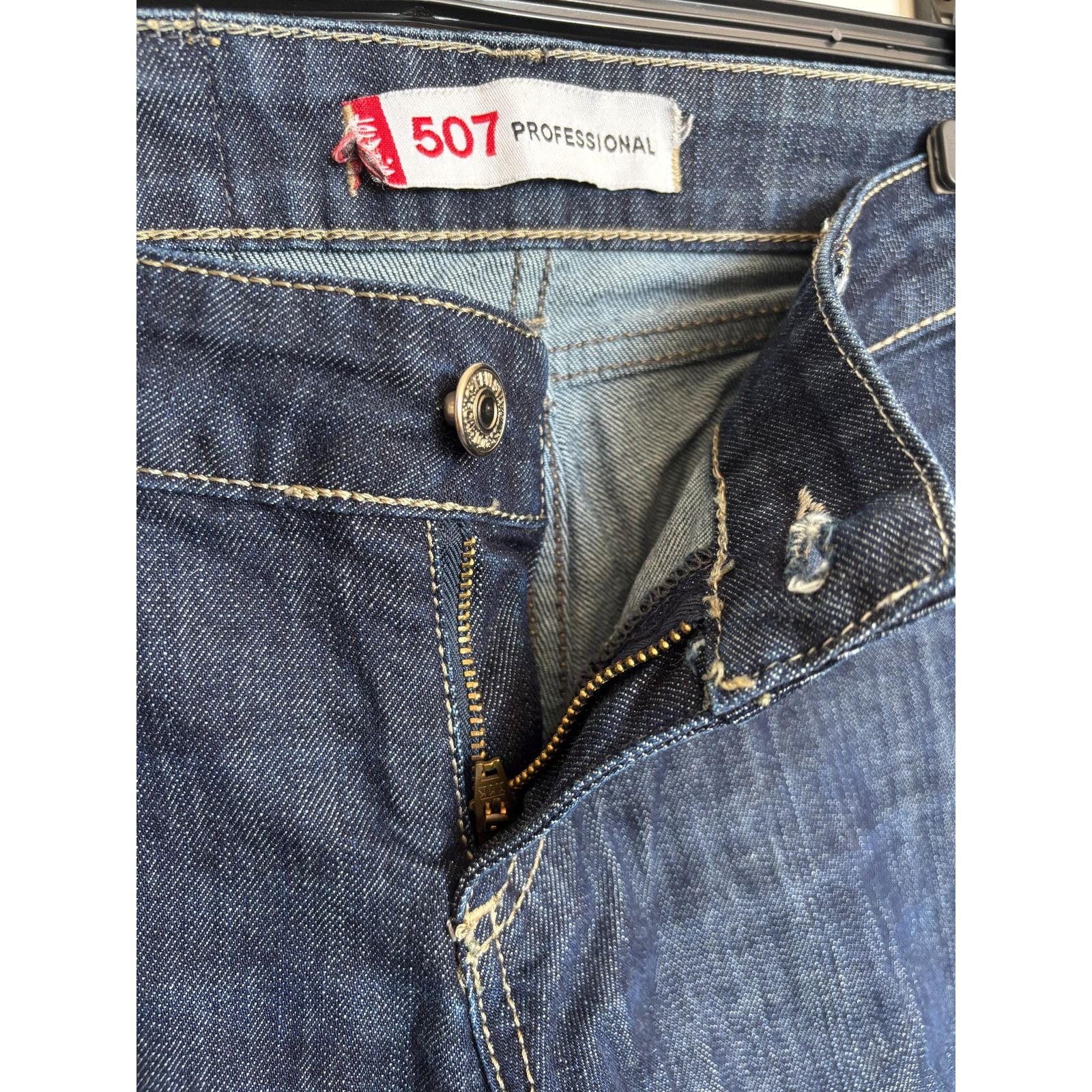 Levi's Levi’s 507 W31 USA 1996 Dark Wash Cut Off Denim Shorts Size US 31 - 5 Thumbnail