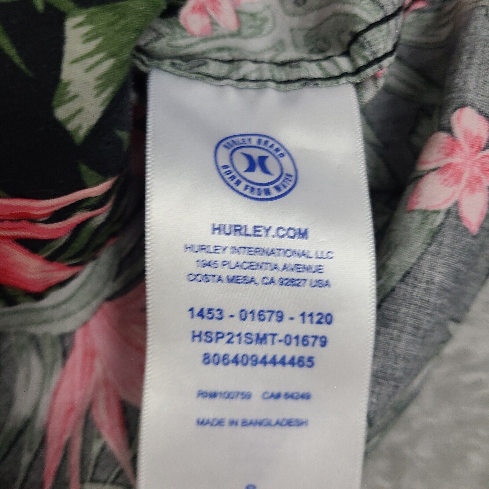Hurley Hurley Lanai Stretch Short Sleeve Woven Shirt Floral CJ5221 Size US S / EU 44-46 / 1 - 4 Thumbnail