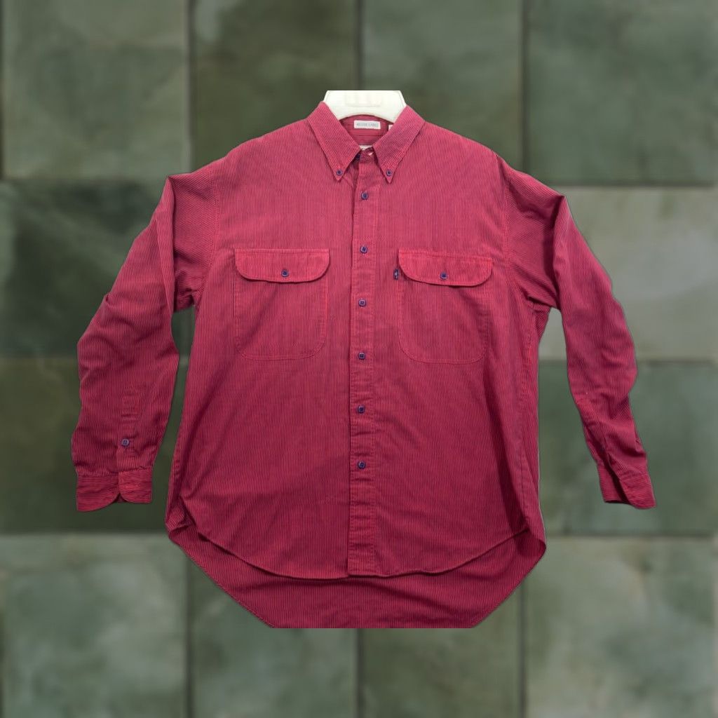 Levi's Levis Silver Label Mens Large Long Sleeve Shirt Size US XL / EU 56 / 4 - 1 Thumbnail