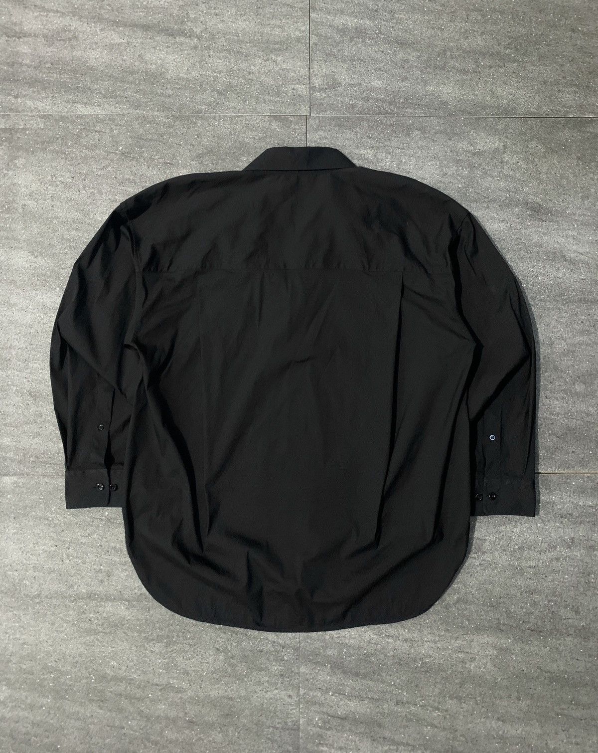 Balenciaga Coton Polyamide Black Logo Embroidery Shirt Size US M / EU 48-50 / 2 - 7 Thumbnail