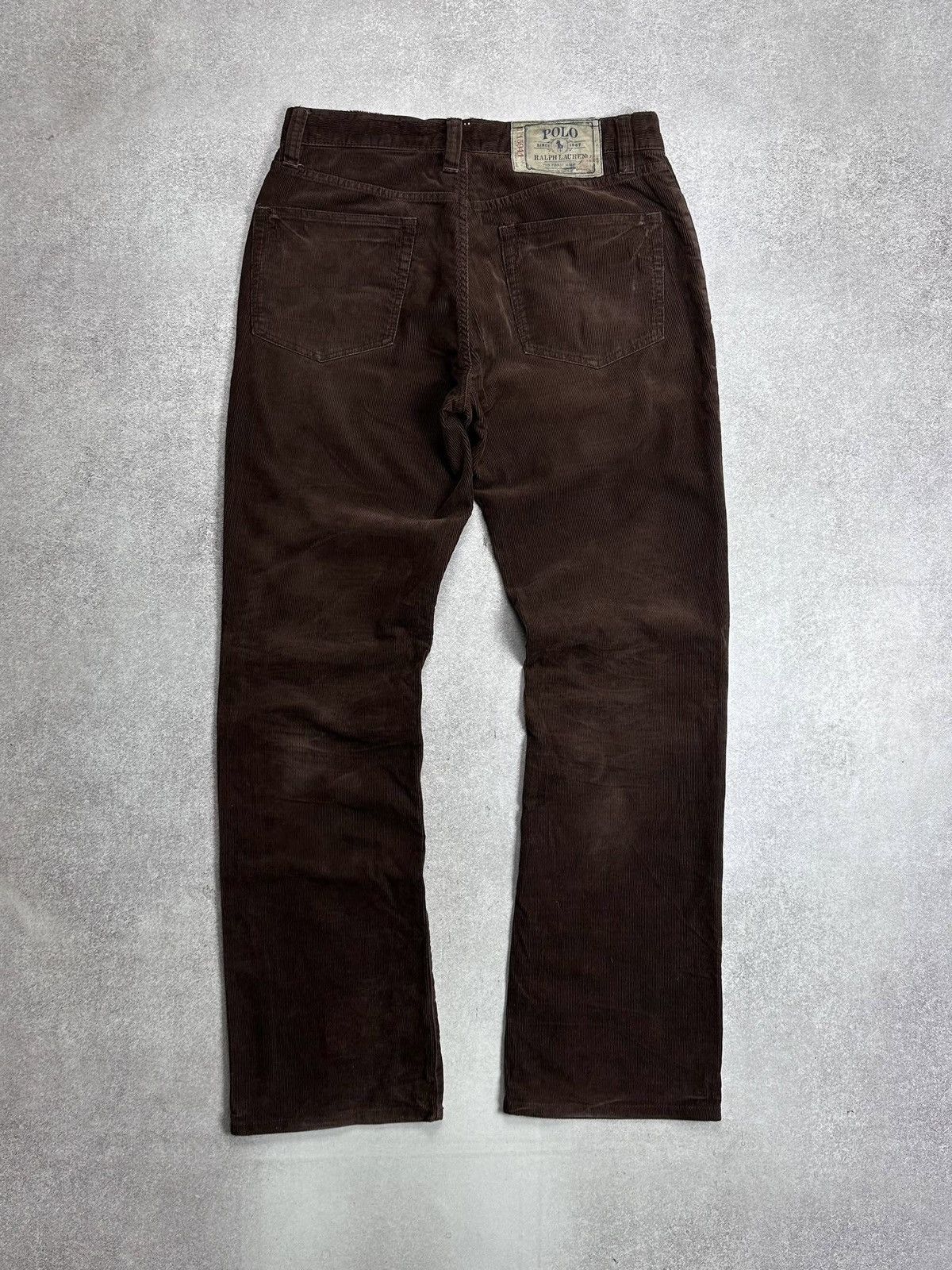 Polo Ralph Lauren Vintage Polo Ralph Lauren Baggy Corduroy Pants Chino 31x34 Size US 31 - 1 Thumbnail