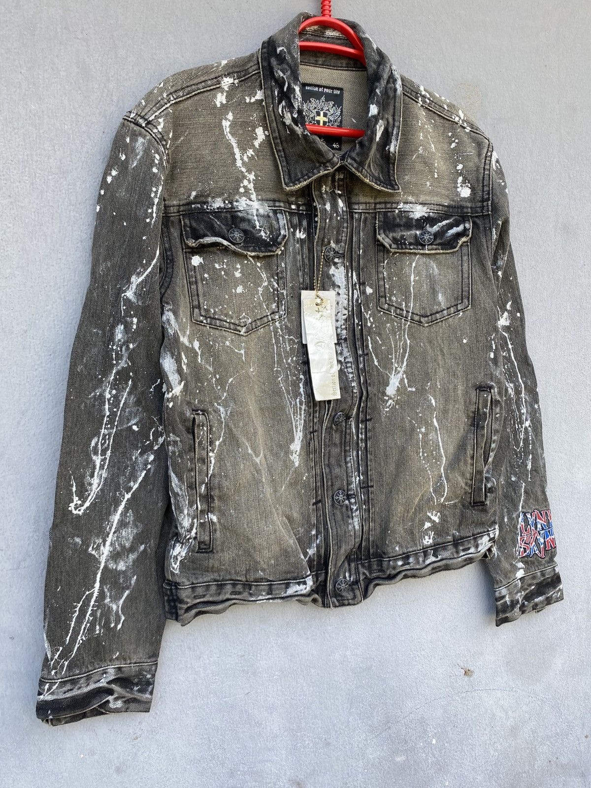 Band Tees × Japanese Brand NOS MIDAS RIOT X LYNRD SKYNRD PAINTED DENIM JACKET Size US M / EU 48-50 / 2 - 4 Thumbnail