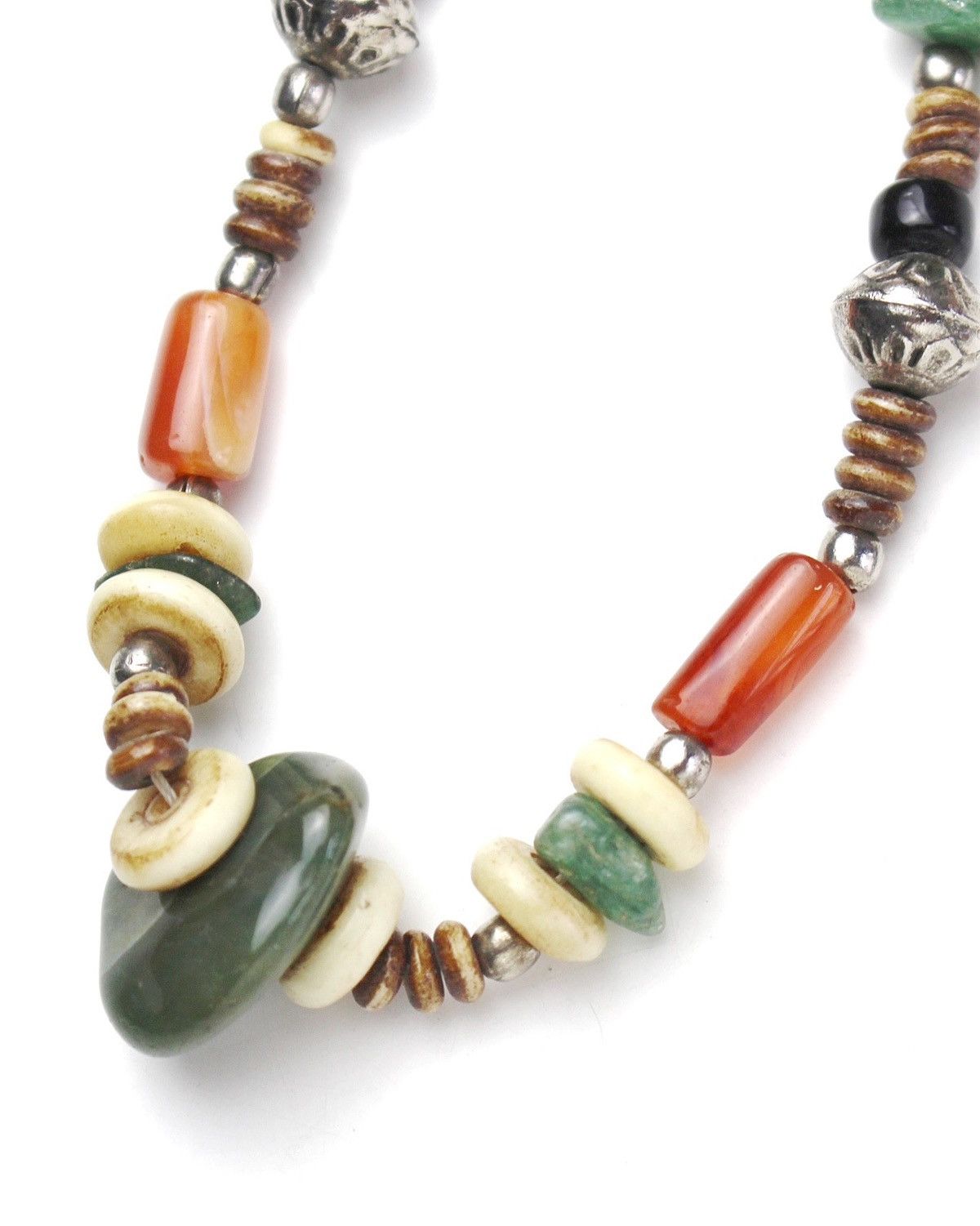 Vintage 2000S JAPANESE MADE NATURAL STONE CLASSIC BEAD NECKLACE Size ONE SIZE - 3 Thumbnail