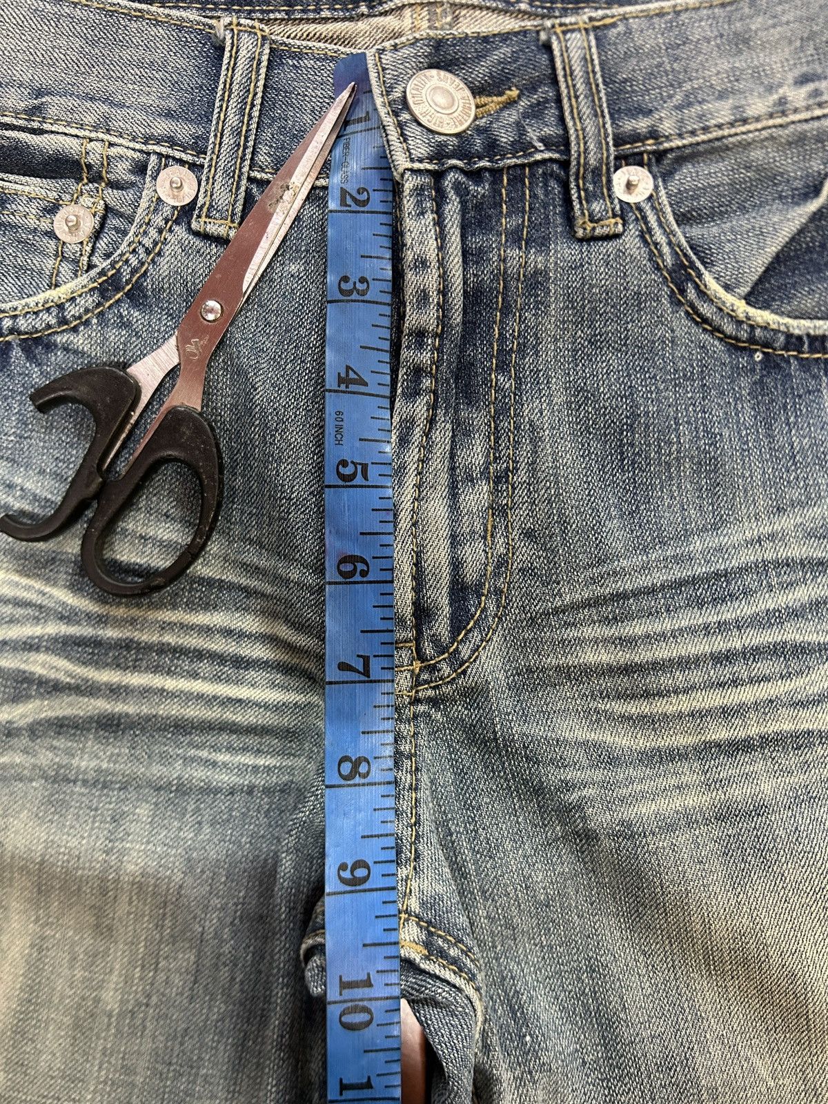 Designer × If Six Was Nine × Japanese Brand Vintage Theoria Rare Thunder Designs Rusty Japan Jeans Size US 30 / EU 46 - 13 Thumbnail