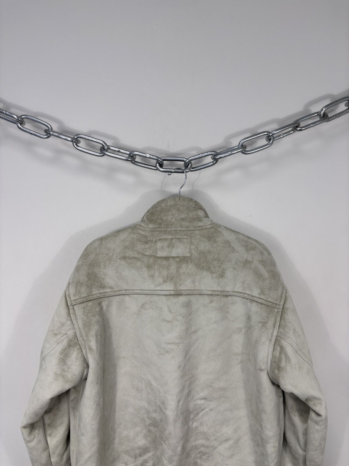 Quiksilver Vintage Quiksilver Men’s Pale Green Sheepskin Jacket Coat Size US L / EU 52-54 / 3 - 17 Thumbnail