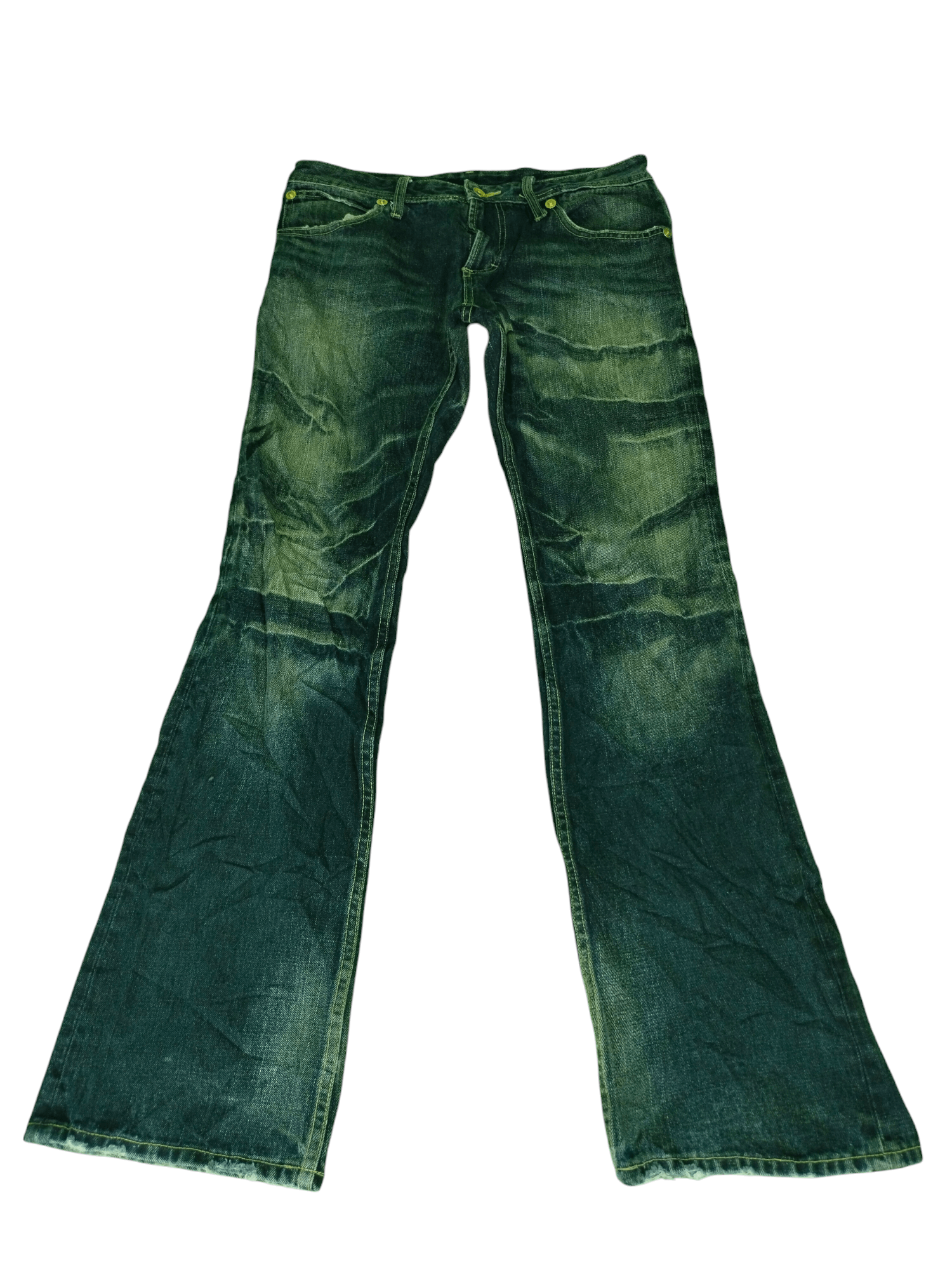 semanticdesign Semantic Design Flare Ripped Distressed Jeans | Grailed