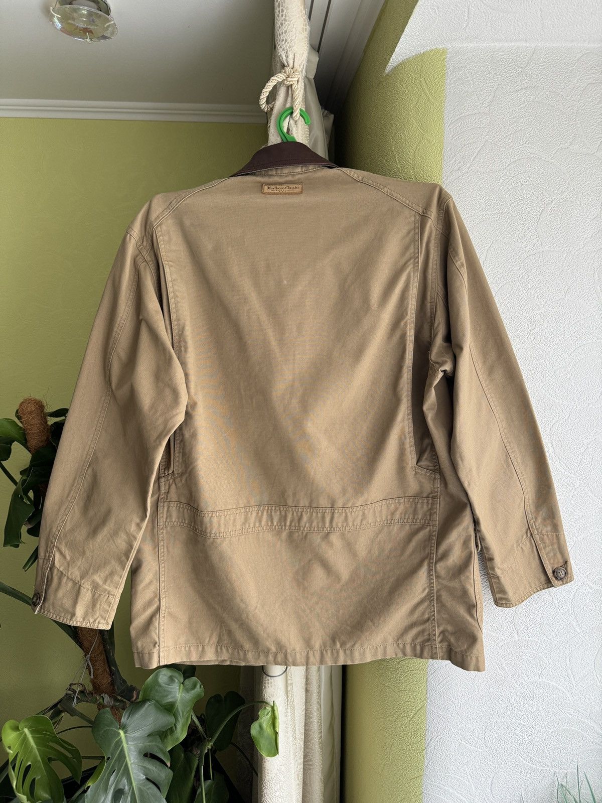 Marlboro Classics Vintage Marlboro Classics Leather Collar Work Coat Size US L / EU 52-54 / 3 - 17 Thumbnail