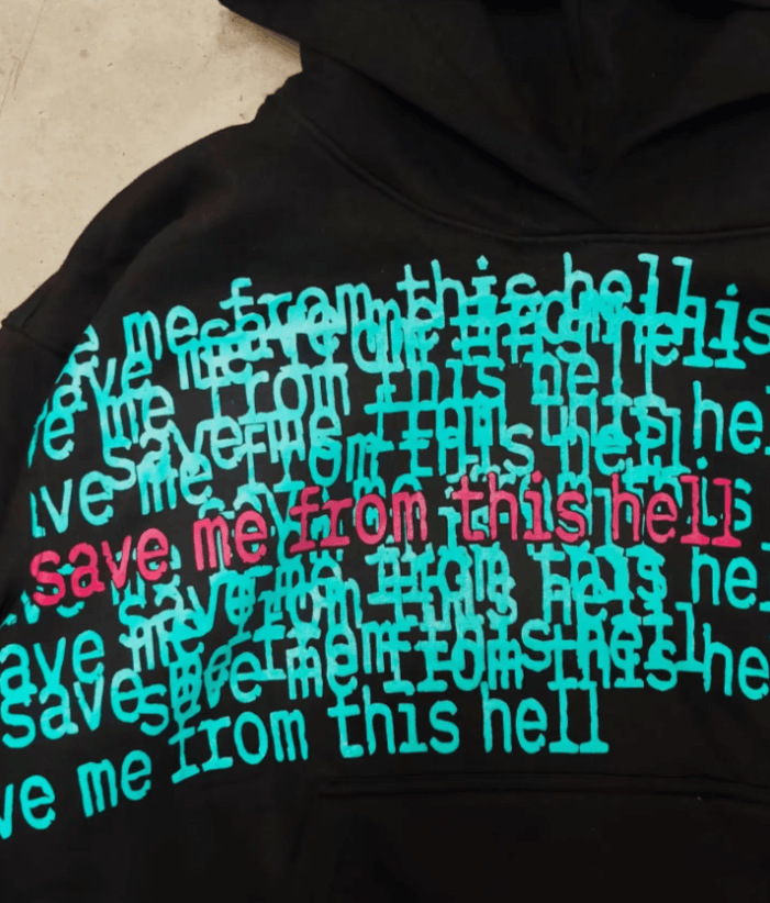 Japanese Brand American Retro Letter Print Oversized Hoodie Size US L / EU 52-54 / 3 - 5 Thumbnail