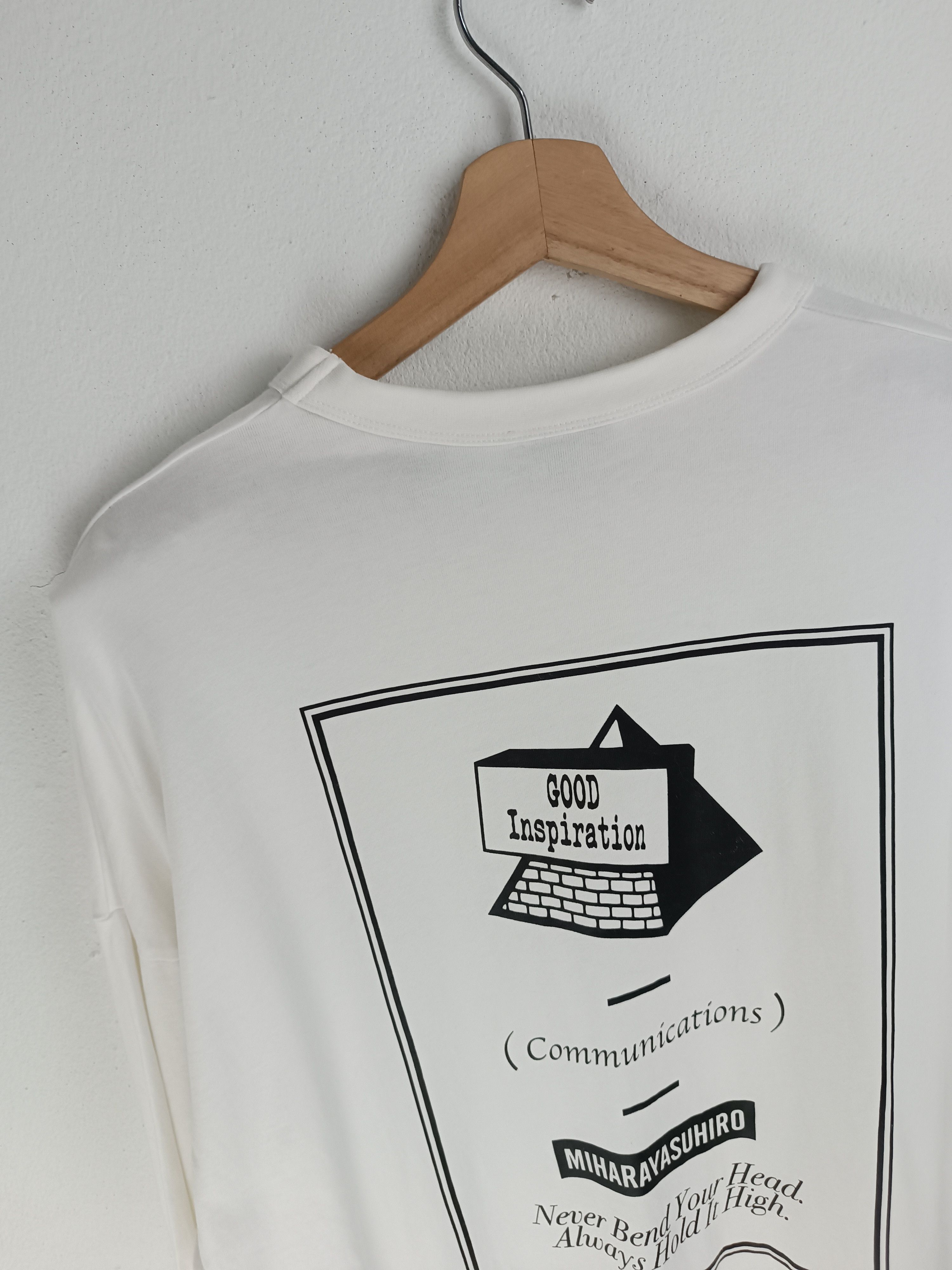 Maison MIHARA YASUHIRO VINTAGE MIHARAYASUHIRO GOOD INSPIRATION L/S TEE Size US L / EU 52-54 / 3 - 13 Thumbnail