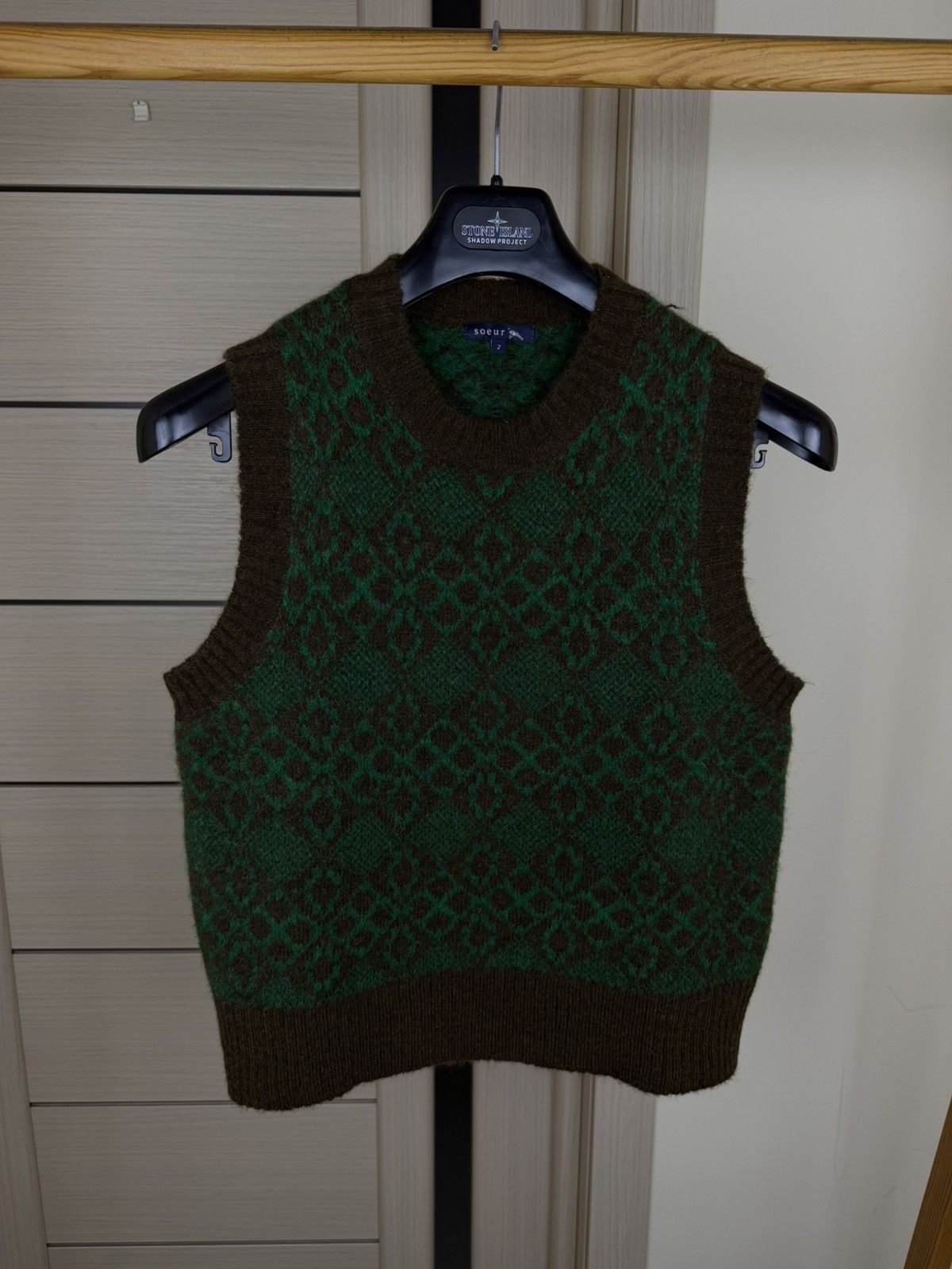Soeur SOEUR Namaste Sleeveless alpaca Knitted Jumper size S-M Size M / US 6-8 / IT 42-44 - 2 Thumbnail