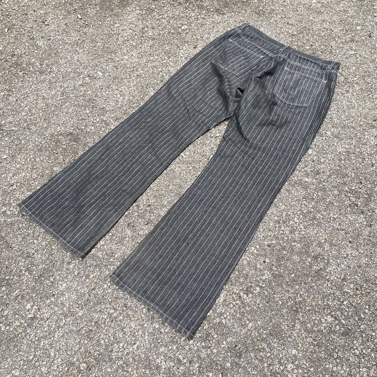 Japanese Brand Flare Jeans B.C Factory Striped Denim Boot Cut Bottom Bell Size US 30 / EU 46 - 8 Thumbnail