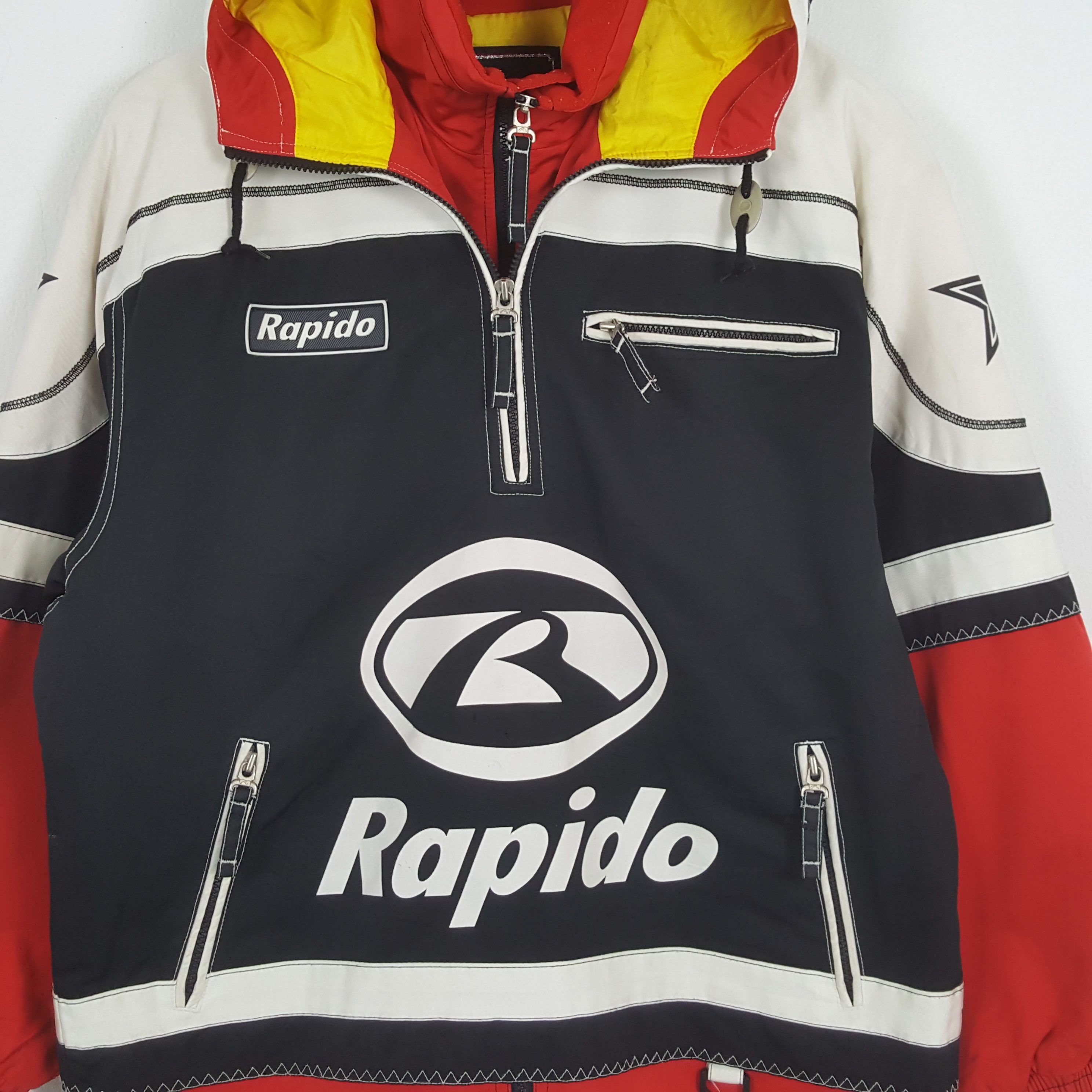 Vintage RAPIDO 99 Nice Design Fashion Style Jacket Hoodies Size US XXL / EU 58 / 5 - 4 Thumbnail