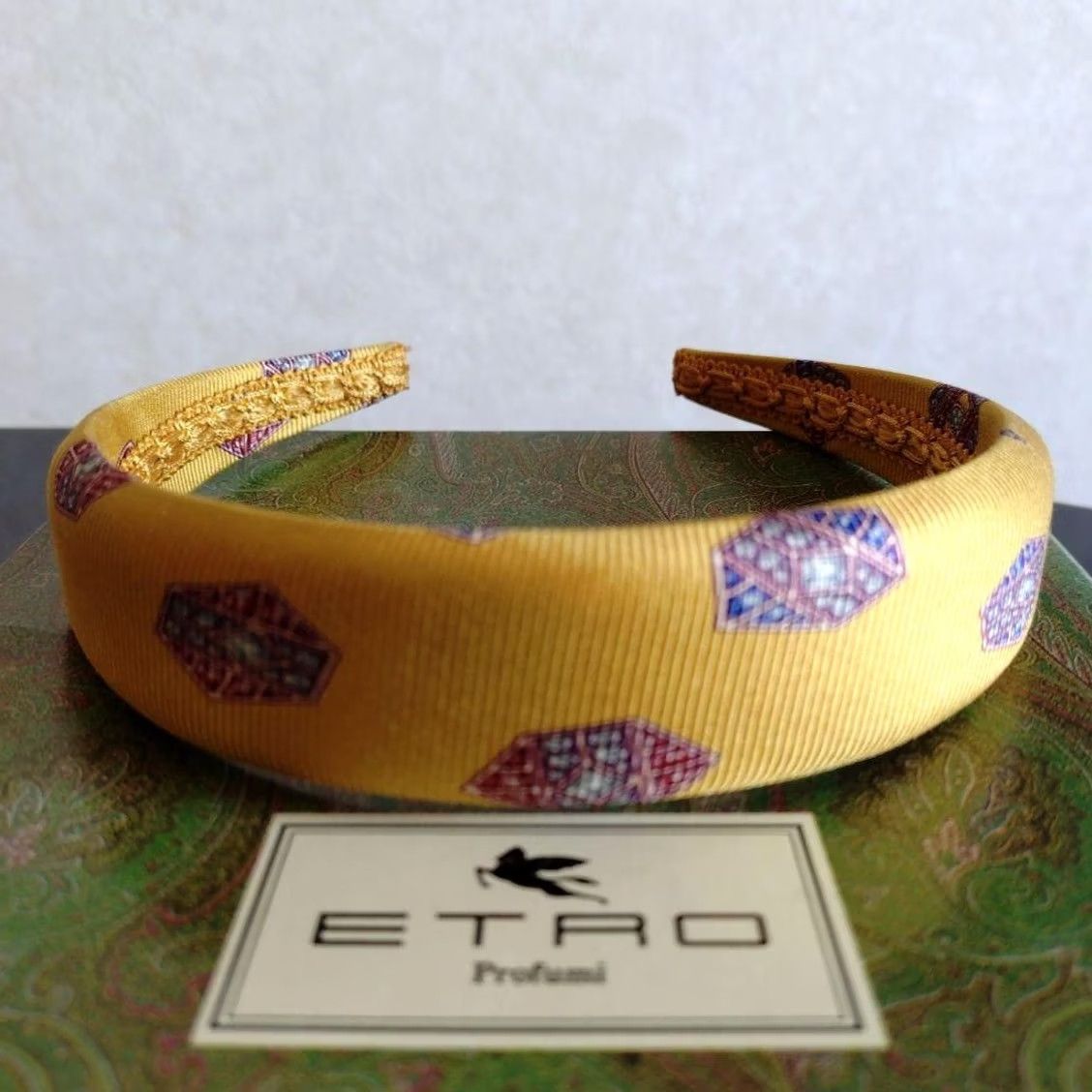 Etro Etro Headband Scrunchie Drawstring Bag Women Hair Accessory Luxury Model Li Size ONE SIZE - 2 Thumbnail