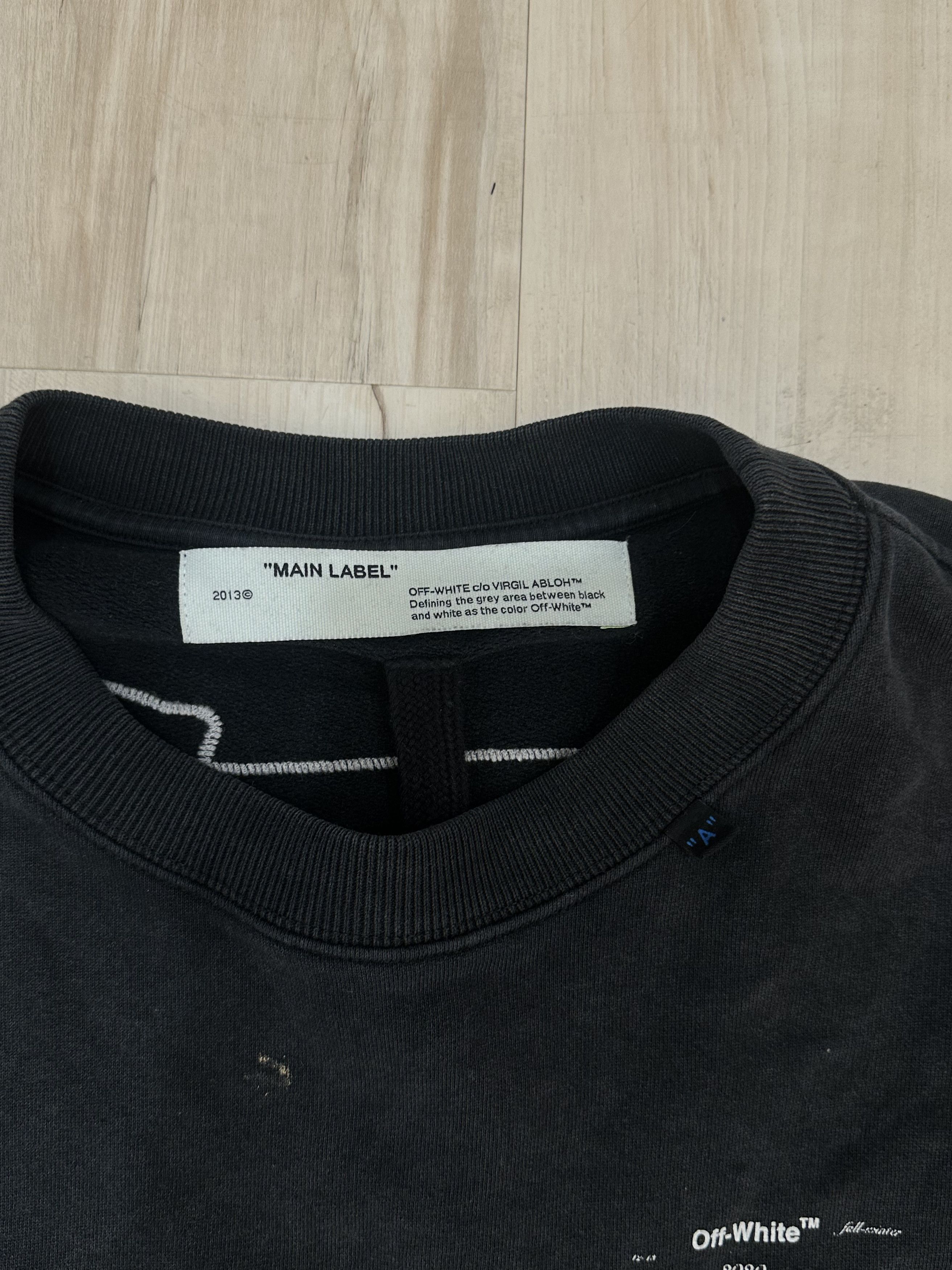 Off-White Off-White Virgil Abloh Crewneck 2013 XL Rare Size US XL / EU 56 / 4 - 3 Thumbnail