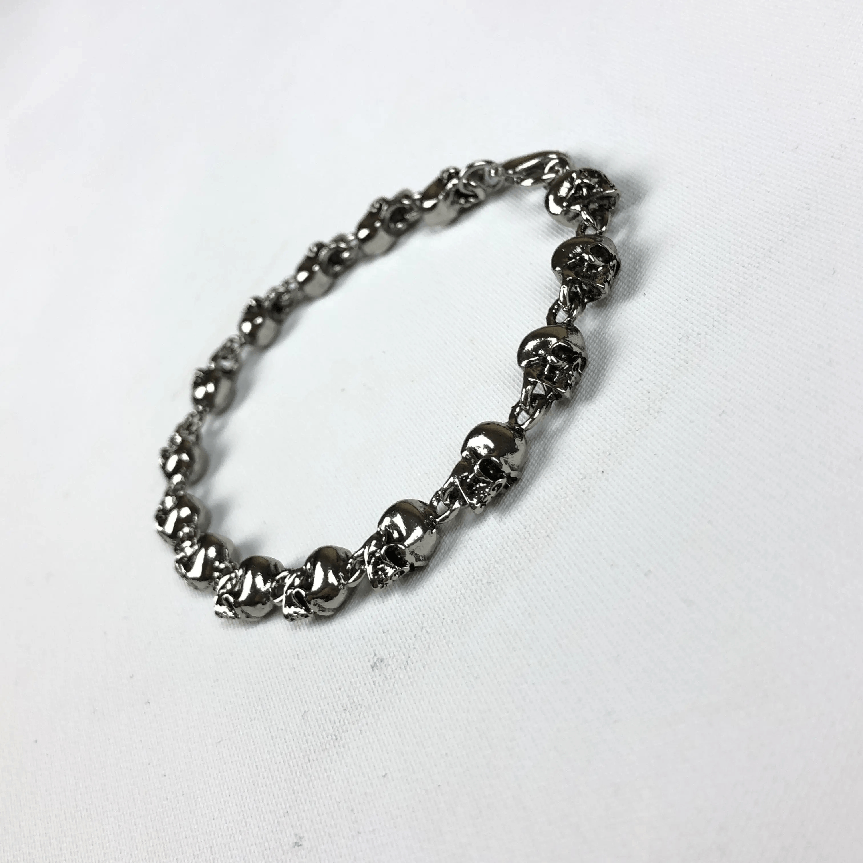 Jewelry Skull Bracelet Y2K Punk Chain Gotch Size ONE SIZE - 1 Thumbnail