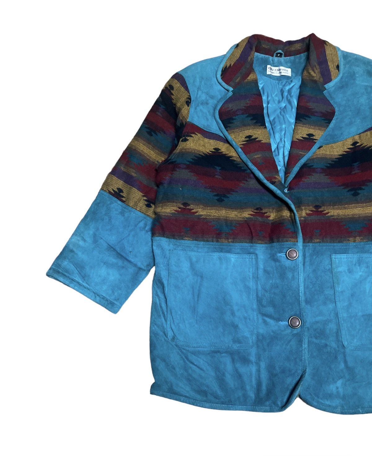 Japanese Brand Japanese City Elegance Navajo Leather Jacket Size M / US 6-8 / IT 42-44 - 7 Thumbnail
