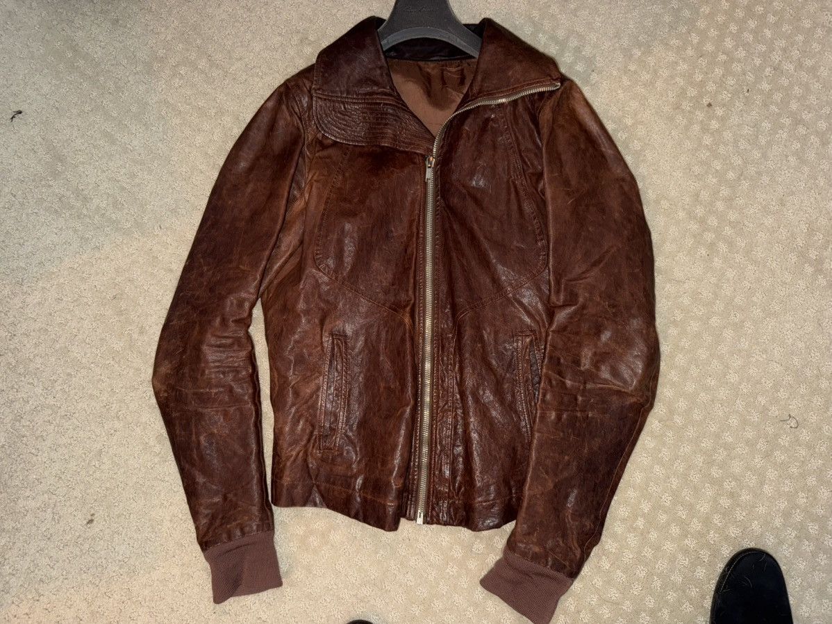 Rick Owens Rick Owens Moody Blistered Calf Skin Bomber Jacket Size US M / EU 48-50 / 2 - 3 Thumbnail