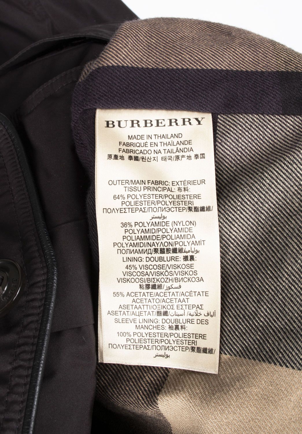Burberry Burberry Brit Men Black Hooded Jacket Size S H4996 Size US S / EU 44-46 / 1 - 8 Thumbnail