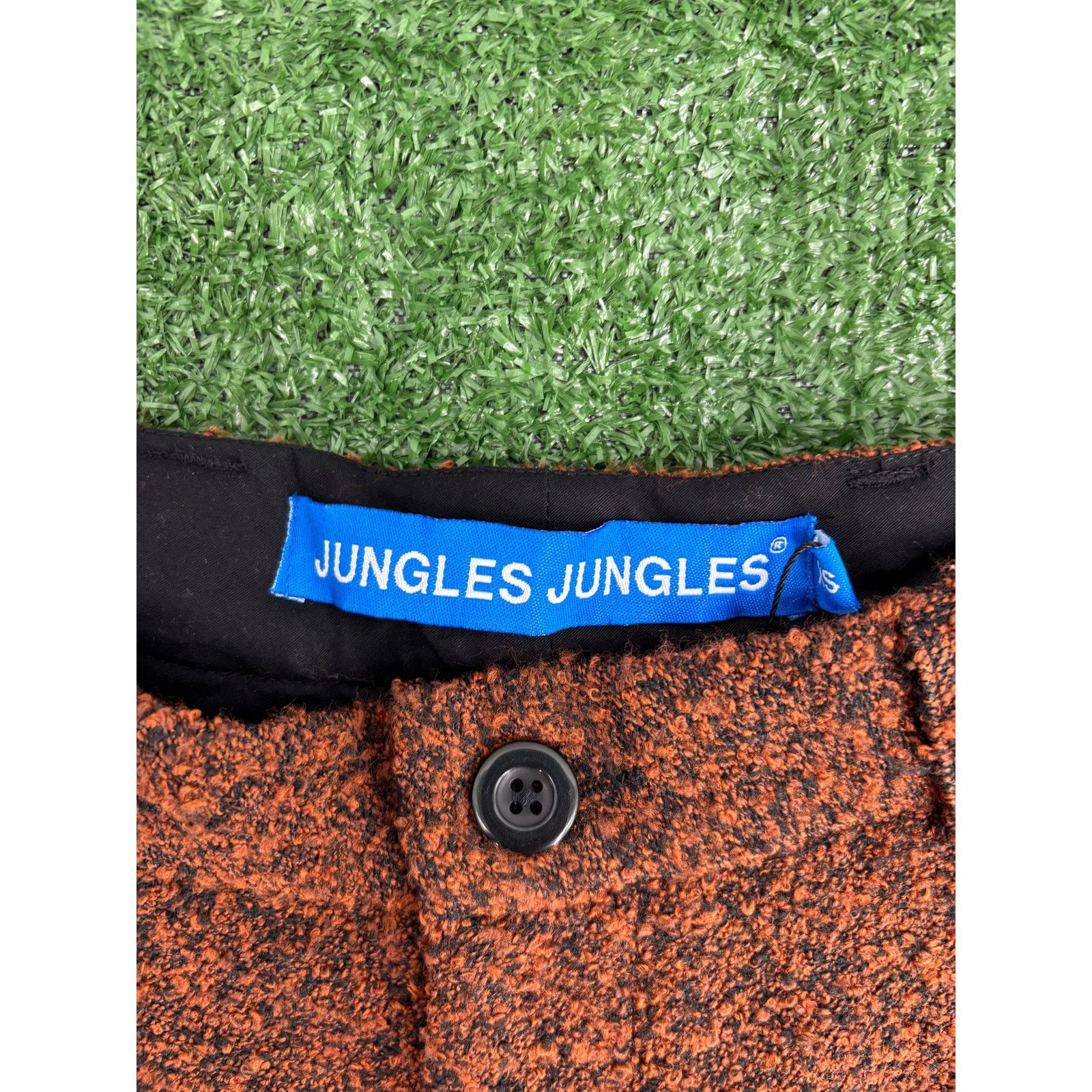 Jungles Jungles Jungles Static Pleated Brown Boucle Pant Size Small Size US 30 / EU 46 - 2 Thumbnail