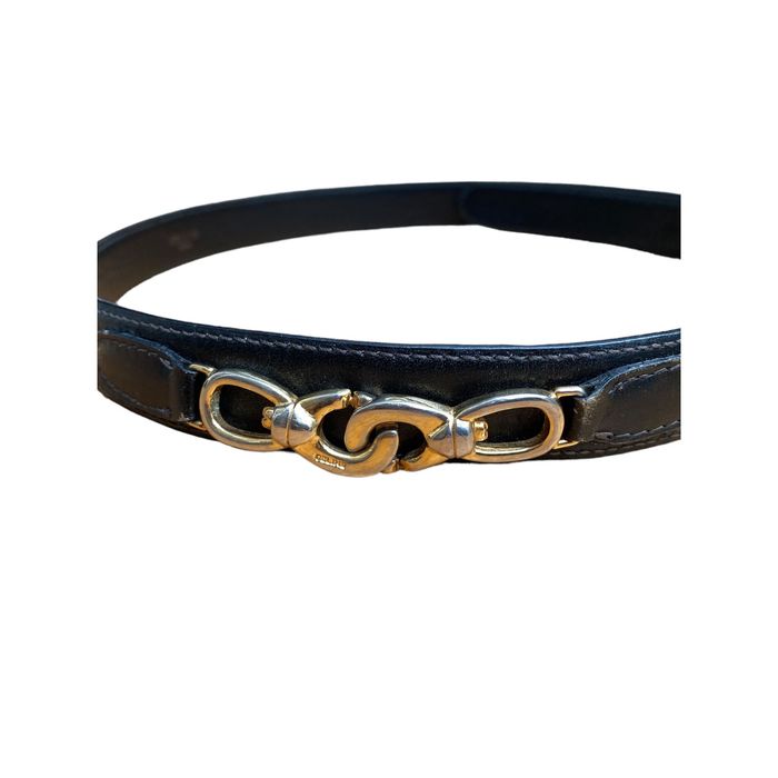 celine leather belt