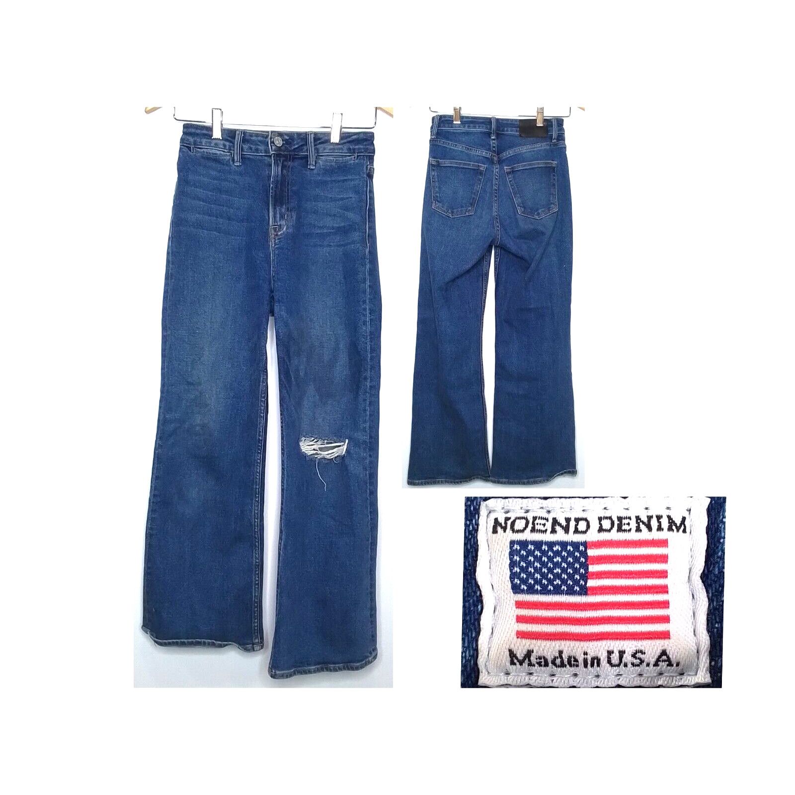Other NoEnd Wide Leg Crop Denim Jeans Women's Size 25 Size 25" / US 0 / IT 36 - 1 Thumbnail
