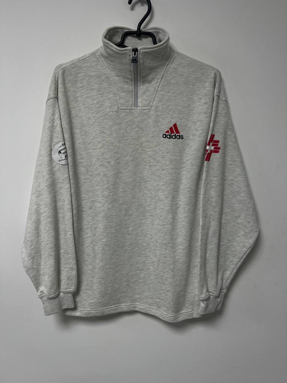 Adidas Vintage 1999 Adidas Switzerland Ski Sweatshirt 1/4 S Size US S / EU 44-46 / 1 - 1 Thumbnail