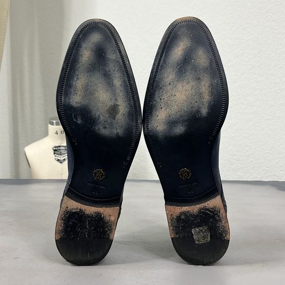 Roberto Cavalli Roberto Cavalli Plaintoe Leather Upper Mixed Media in Grunge Size US 14 / EU 47 - 9 Thumbnail