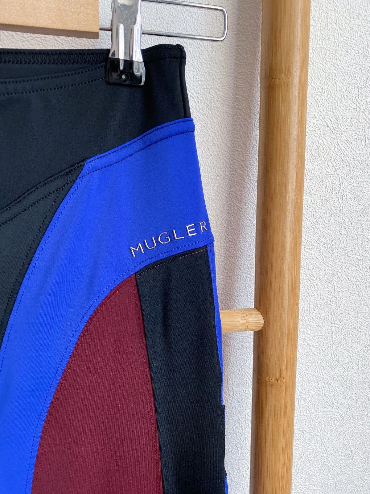 Mugler Mugler x H&M Spiral-Paneled Jersey Leggings Size 27" / US 4 / IT 40 - 11 Thumbnail