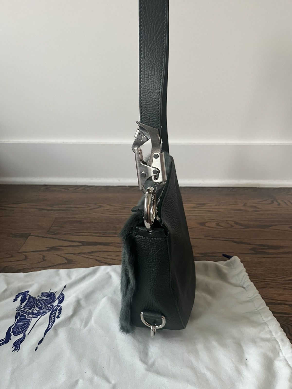 Burberry Burberry Small Knight Shearling Bag Size ONE SIZE - 16 Thumbnail