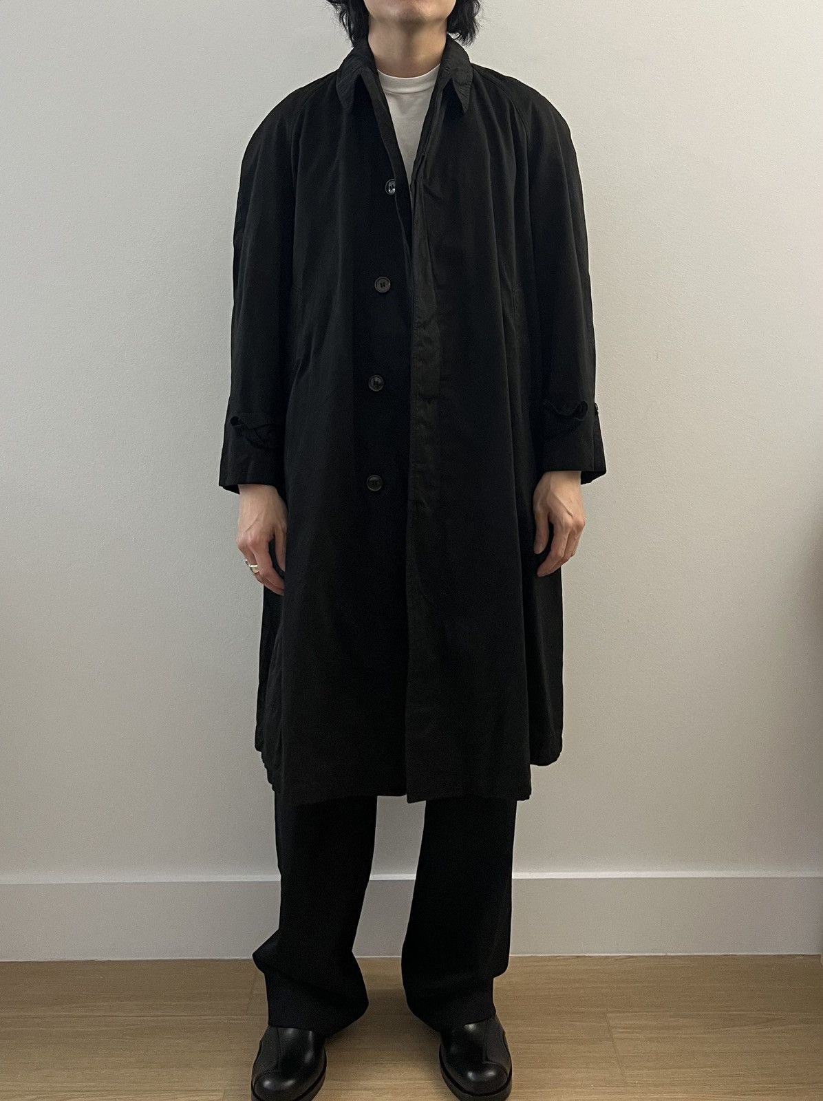 Vintage Vintage Military Fully Lined Overcoat Size US L / EU 52-54 / 3 - 1 Thumbnail