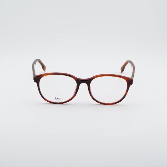 Dior Dior DIORETOILE1 065T 00 Eyeglasses Havana 53mm Square Frame Size ONE SIZE - 3 Thumbnail