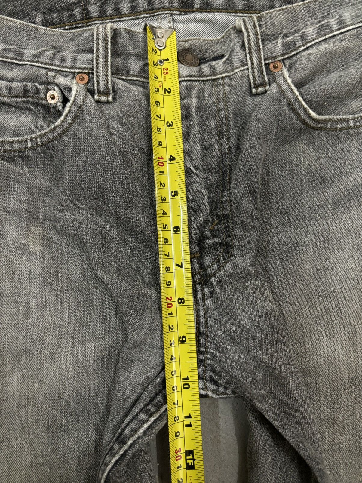 Levi's Vintage 80s Levis 505 Faded Distressed Grunge Jeans 29x27 Size US 29 - 21 Thumbnail