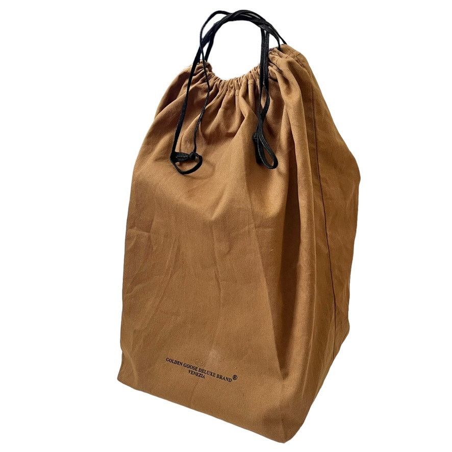 Golden Goose Golden Goose Embroidered Logo Brown Drawstring Dust Bag Size ONE SIZE - 6 Thumbnail