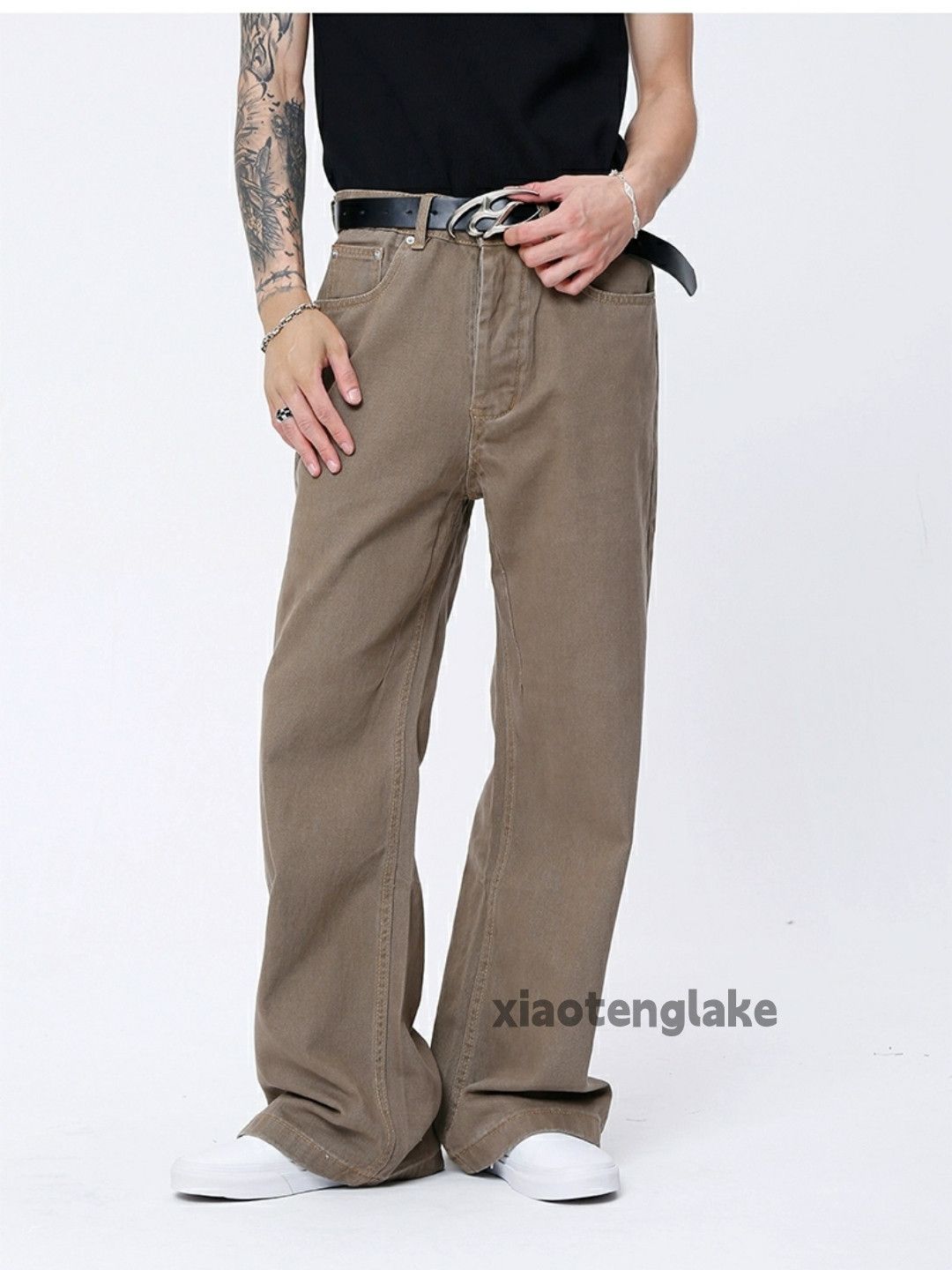Designer × Japanese Brand × Vintage washed faded cleanfit yuppie bootcut flared jeans Size US 32 / EU 48 - 3 Thumbnail
