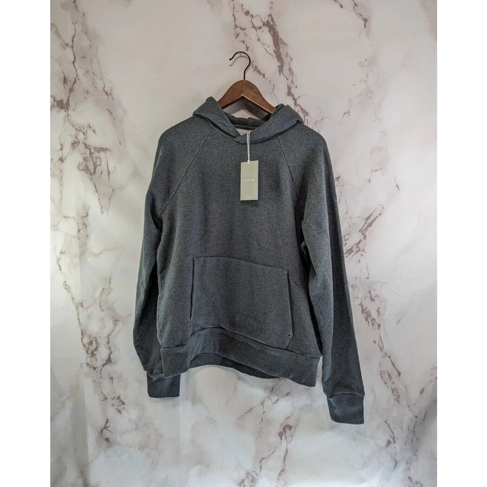 Everlane Everlane Hoodie Men Small Grey The Track Sweatshirt Pullover Size US S / EU 44-46 / 1 - 1 Thumbnail