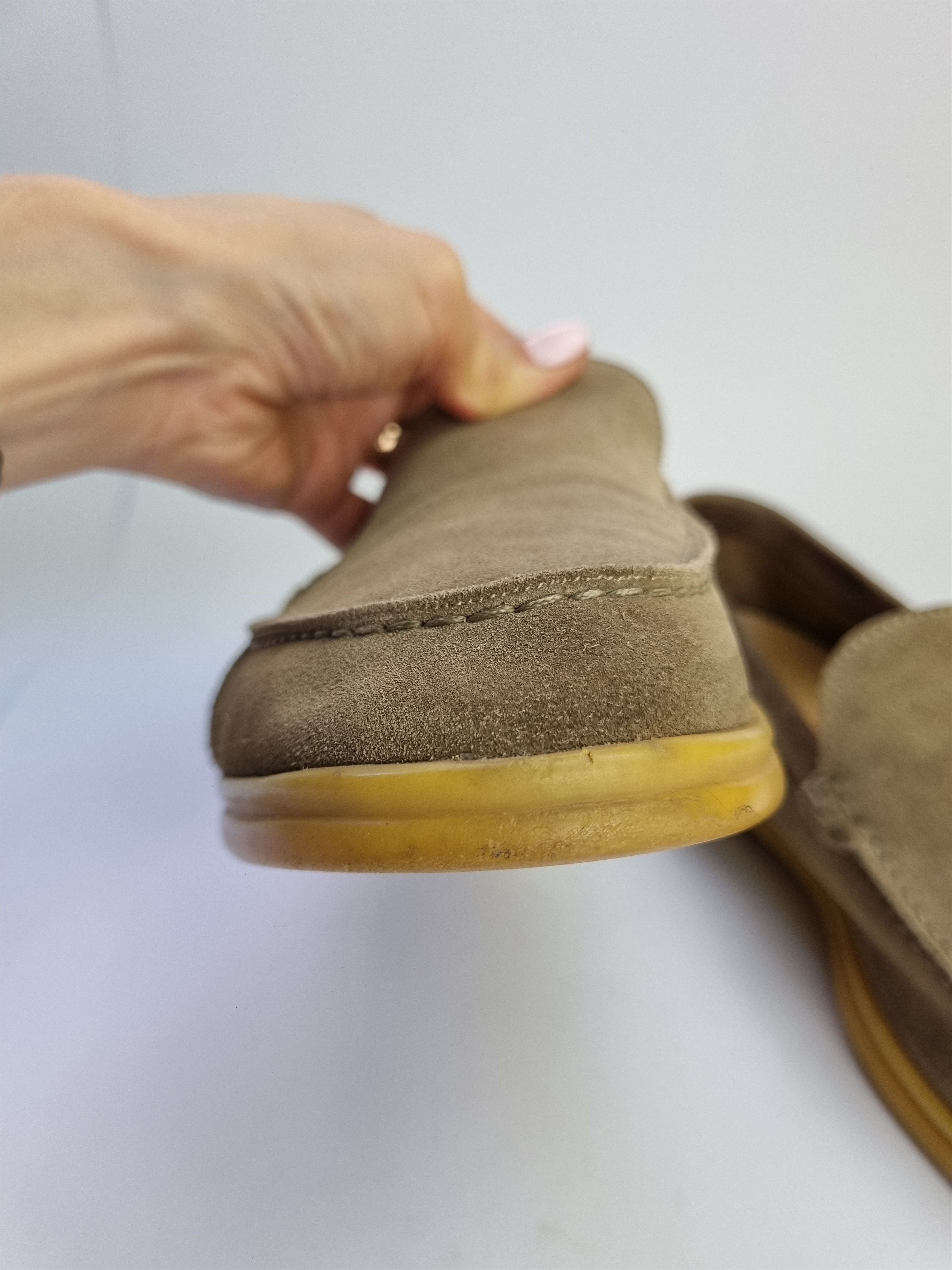 Loro Piana Loro Piana Summer Walk Suede Loafers Casual Leather Shoes Size US 10 / EU 43 - 17 Thumbnail