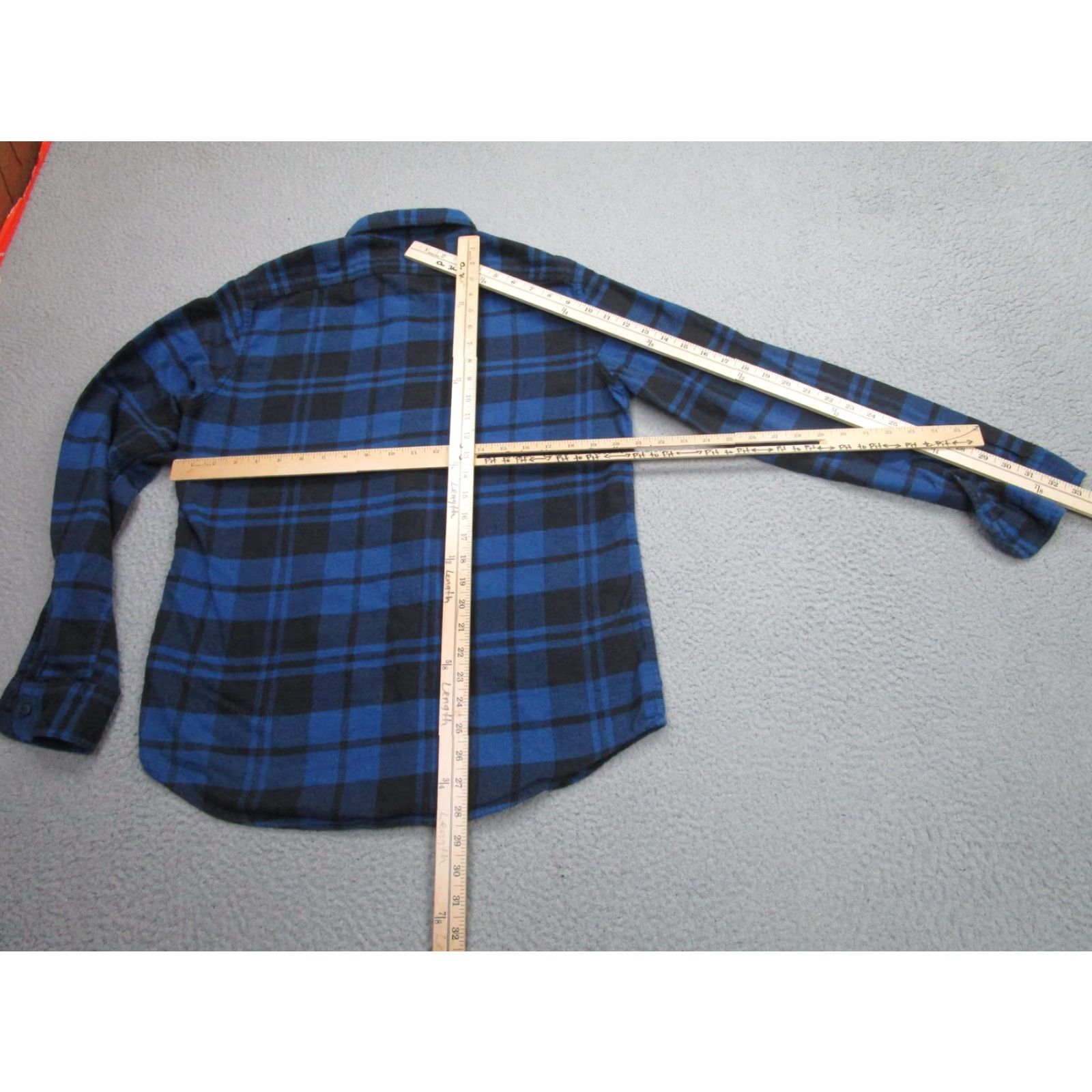 J.Crew J Crew Shirt Mens Medium Blue Plaid Flannel Long Sleeve Button Front Casual Size US M / EU 48-50 / 2 - 6 Thumbnail